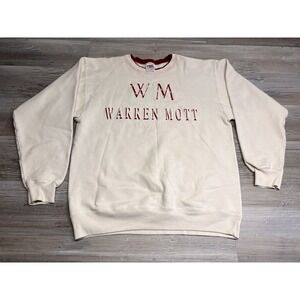 Vtg 90s School‎ Crewneck Warren Mott Marauders Sweatshirt USA Made Double Neck L
